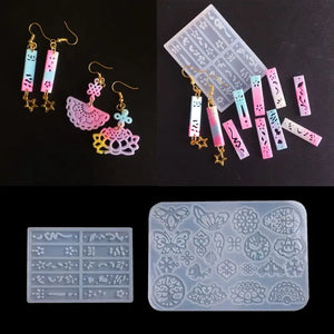 Ancient Earrings Hairpin Necklace Resin Mold Jewelry Making Tools
