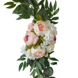 2Pcs Artificial Flower Wedding Card Decoration Wedding Arch