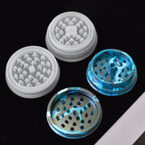 2Pcs Silicone Ashtray & Herb Grinder Mold Resin Jewelry Storage Box