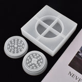 2Pcs Silicone Ashtray & Herb Grinder Mold Resin Jewelry Storage Box