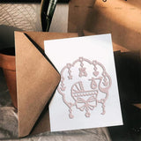 2Pcs Baby Metal Cutting Dies for Scrapbook Cards Decoration