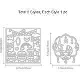 2Pcs Baby Metal Cutting Dies for Scrapbook Cards Decoration