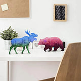 2Pcs Bear Deer Resin Molds Silicone Kit Deer Bear Decor Large Molds