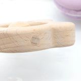 2Pcs Baby Bear Bell Wood DIY Grinding Bar Accessories