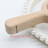 2Pcs Baby Bear Bell Wood DIY Grinding Bar Accessories