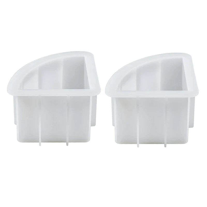 2Pcs Big Bookend Resin Mould, Silicone Mould For Flower Preservation