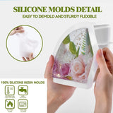 2Pcs Resin Mould for Flower Preservation, Deep Epoxy Mould for Art