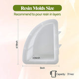 2Pcs Big Resin Mould for Flower Preservation