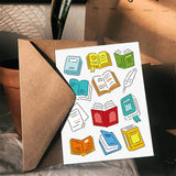 2Pcs Book Background Metal Cutting Dies for DIY Scrapbook Greeting Cards