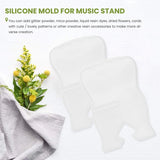 2Pcs Silicone Mold Eid Resin Quran Holder Stand