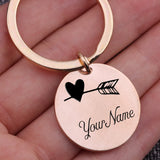 2Pcs Couple Keychain Boyfriend Girlfriend Valentines Gift
