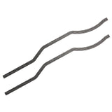 2Pcs Carbon Fiber Chassis Rail for Axial SCX10 II 90046 90047