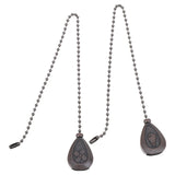 2Pcs Ceiling Fan Pull Chain Extender Pendant Home Hanging Decoration Ornament