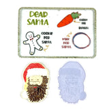 2Pcs Christmas Coaster Crystal Epoxy Mold Xmas Tray Resin Silicone Mold