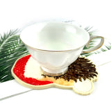 2Pcs Christmas Coaster Crystal Epoxy Mold Xmas Tray Resin Silicone Mold
