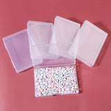 2Pcs Clear Storage Boxes Rectangle Plastic Box For Necklace Earring