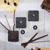 2Pcs Clock Movement Mechanism With 12 Inch Walnut Hands DIY Wall Clock Repair