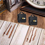 2Pcs Clock Movement Mechanism With 12 Inch Walnut Hands DIY Wall Clock Repair