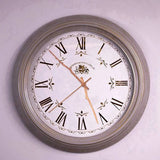 2Pcs Clock Movement Mechanism With 12 Inch Walnut Hands DIY Wall Clock Repair