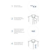 2Pcs Magnetic Collar Glasses Clip Portable Lightweight