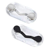 2Pcs Magnetic Collar Glasses Clip Portable Lightweight