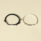 Couple Magnetic Rope Bracelets Mutual Attraction Distance