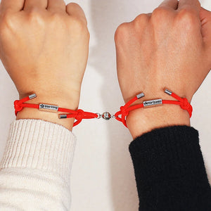 Couple Magnetic Rope Bracelets Mutual Attraction Distance