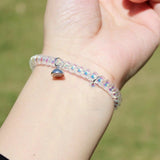 Bear Couple Magnetic Friendship Bracelet Hair Rope Wristband Set