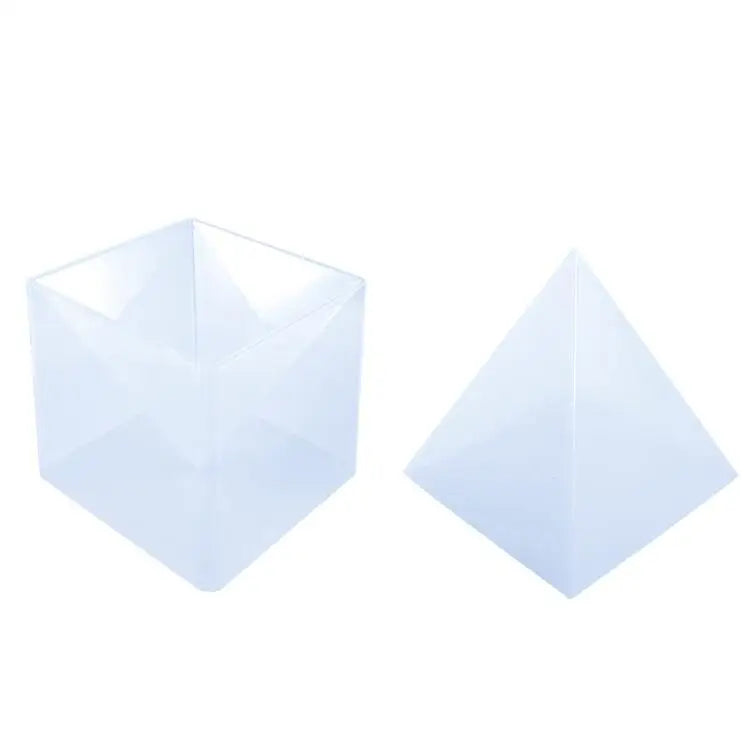2Pcs Large Pyramid Resin Mold DIY Decoration Silicone Mold