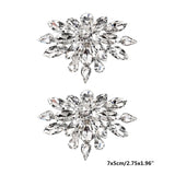 2Pcs Rhinestone Shoe Clips Wedding Party Decorations DIY Craft Accessories