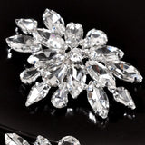 2Pcs Rhinestone Shoe Clips Wedding Party Decorations DIY Craft Accessories