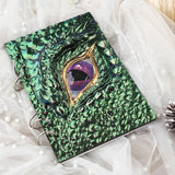2Pcs DIY Book Cover Crystal Epoxy Resin Dragon Eye Mold