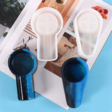2Pcs Square & Oval Cigar Ashtray Epoxy Mold DIY Crystal Resin Mold