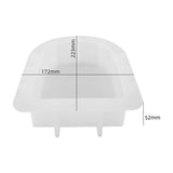 2Pcs Geometric Arc Wave Line Arch Bookend Mirror Mold