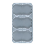 2Pcs Crystal Epoxy Resin Mold Irregular Three-Linked Photo Jewelry Silicone Mold