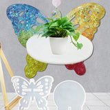 2Pcs Epoxy Resin Mold Butterfly Storage Rack Pendant Swing Silicone Mold