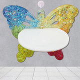2Pcs Epoxy Resin Mold Butterfly Storage Rack Pendant Swing Silicone Mold