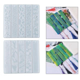 2Pcs Rectangle Bookmark Tools Resin Accessories DIY Casting Ruler