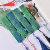 2Pcs Rectangle Bookmark Tools Resin Accessories DIY Casting Ruler