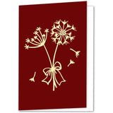 2Pcs Dandelion Metal Cutting Dies for Scrapbooking Cards Making