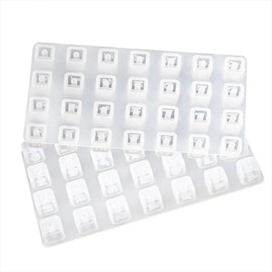 2Pcs Digital Letter Bracelet Accessories Silicone Mould