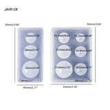 2Pcs DIY Crystal Epoxy Sphere Silicone Molds Round Bead Pendant Mold