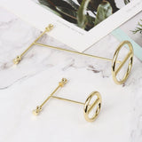 2Pcs Earring Earrings Holder T-shaped Rack Multifunctional Ring Organizer