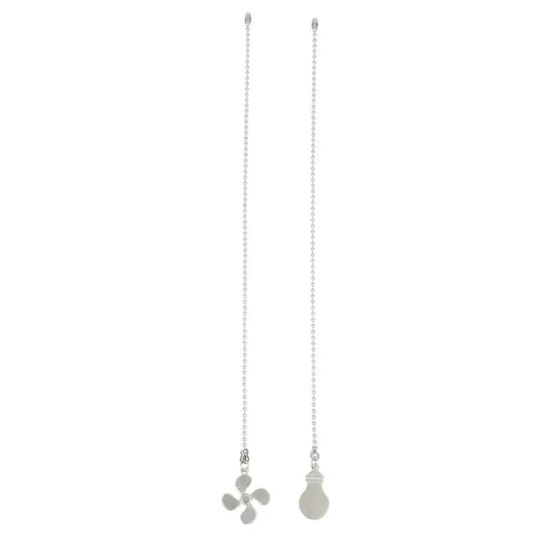 2Pcs Ceiling Fan Light Pull Chain Extension Ball Hanging Pendant Zinc Alloy