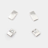 2Pcs Magnetic Clasp for 10x2mm Leather Cord DIY Jewelry Making
