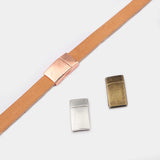 2Pcs Magnetic Clasp for 10x2mm Leather Cord DIY Jewelry Making