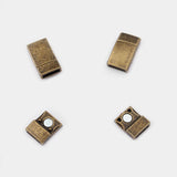 2Pcs Magnetic Clasp for 10x2mm Leather Cord DIY Jewelry Making