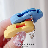 2Pcs Flower Cartoon Key Cover Cap Soft Key Accessories
