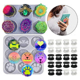 2Pcs Foldable Phone Stand Holders for Smartphones & Tablets Sublimation Moulds