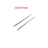 2Pcs G23 Titanium Piercing Guide Needle Tool